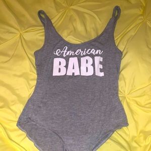 Grey Bodysuit